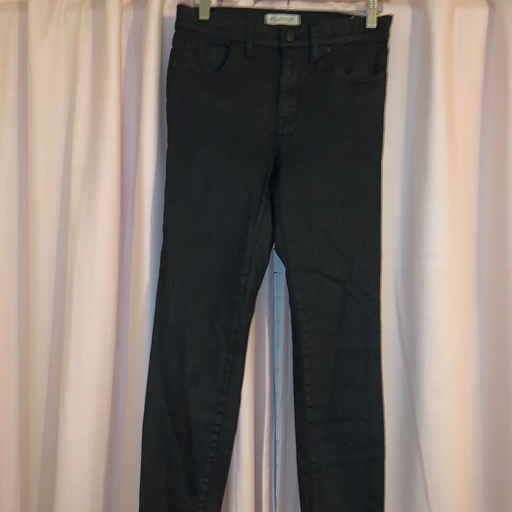 Madewell coated denim